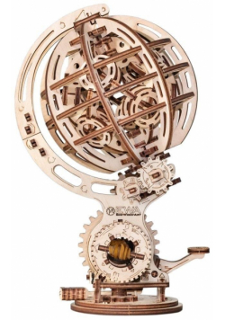 Puzzle Drewniane 3D Globus Kinetyczny