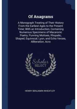 Of Anagrams