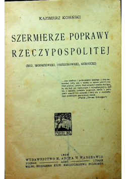 Szermierze poprawy Rzeczypospolitej 1920r