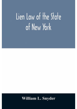 Lien Law of the State of New York