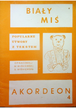 Biały miś akordeon 4