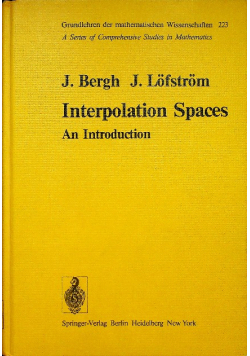 Interpolation Spaces An Introduction