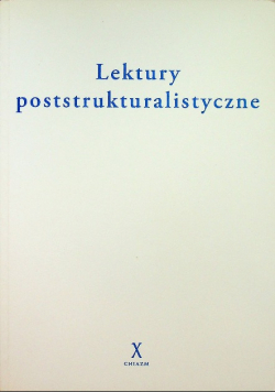 Lektury poststrukturalistyczne