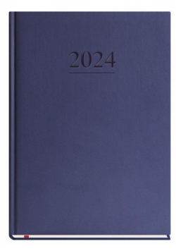 Terminarz 2024 B5 tygodniowy klasyczny granatowy