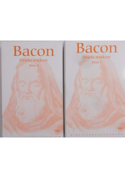 Bacon Dzieło większe tom I i II