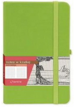 Notes A7 Kratka Secesja Zielony ANTRA