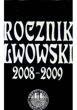Rocznik Lwowski 2008 2009