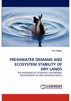 Freshwater Demand And Ecosystem Stability Of Dry Lands