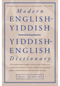 Modern English - Yiddish