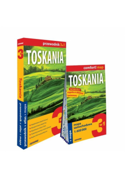 Toskania 3w1: przewodnik + atlas + mapa