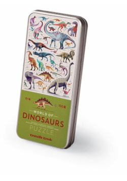Puzzle w puszce 150 Dinozaury
