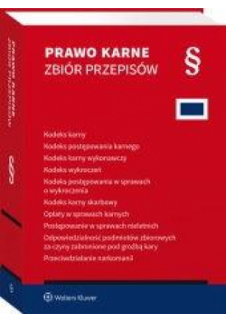 Prawo karne. Zbiór przepisów 8 marca 2023 r.