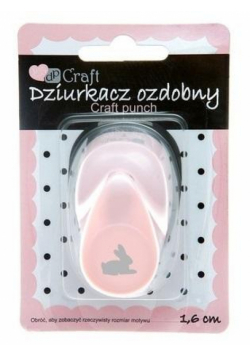 Dziurkacz ozdobny 1,6cm królik