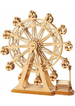 Puzzle Drewniane 3D Diabelski Młyn