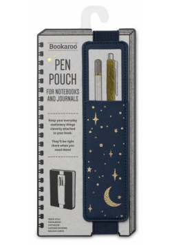 Bookaroo Pen Pouch uchwyt księżyc i gwiazdy