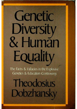Genetic Diversity and Human Equality