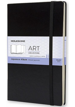 Album Japoński L 13x21cm 48K TW czarny