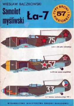 Typy broni i uzbrojenia 57 Samolot myśliwski Ła 7