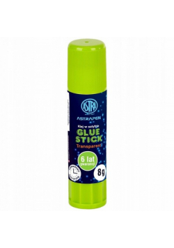 Klej w sztyfcie transparent 8g 30 sztuk