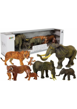Zestaw figurek zwierzęta safari