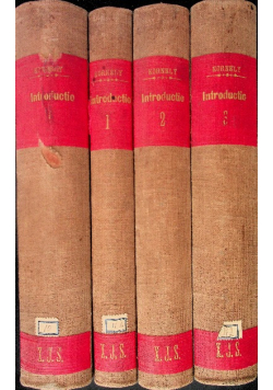 Historica et critica introductio 4 Tomy 1887 r.