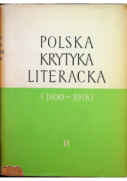 Polska krytyka literacka tom 2