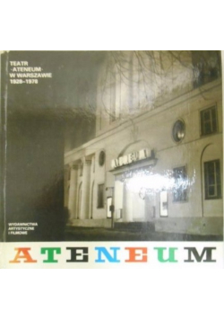 Teatr Ateneum im Stefana Jaracza w Warszawie 1928 do 1978