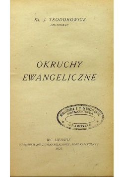 Okruchy ewangeliczne 1923 r.
