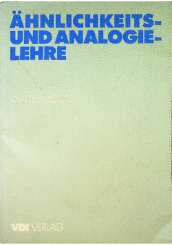Ahnlichkeits und analogielehre
