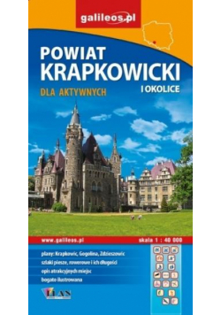 Mapa dla aktywnych - Powiat Krapkowicki 1:40 000