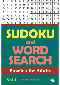 Sudoku and Word Search Puzzles for Adults Vol 1