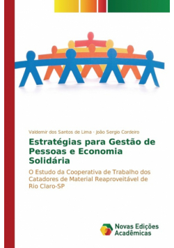 Estratégias para Gestão de Pessoas e Economia Solidária