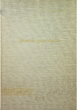 Słownik gazowniczy 1939 r.