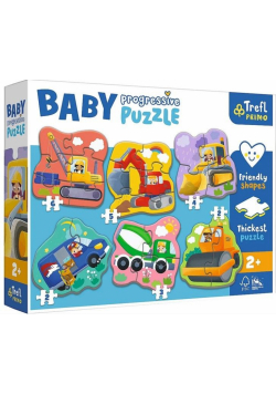 Puzzle Baby Progressive - Pojazdy TREFL