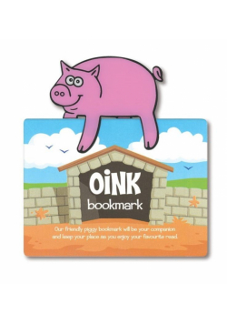 Zwierzęca zakładka do książki - Oink - Kwik