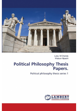 Political Philosophy Thesis Papers.