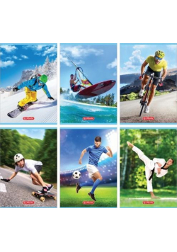 Zeszyt A5/16K kratka Sport (10szt)