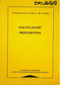 Polityczność przestępstwa