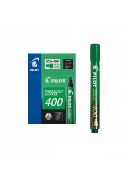 Marker permanentny SCA-400 zielony (12szt) PILOT