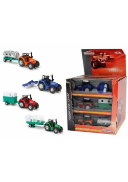 Traktor z przyczepą, 4 rodzaje