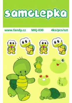 Naklejki papierowe Mini Żółwiki