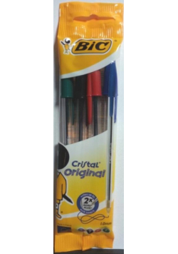 Długopis Cristal Original pouch mix 4 kolory BIC