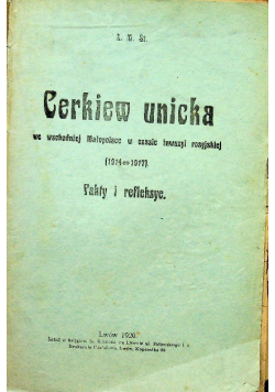 Cerkiew unicka 1920 r
