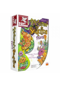 Cekinowe obrazki - Kwiaty TOY KRAFT