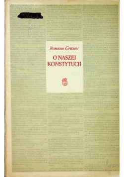 O naszej konstytucji