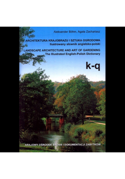 Architektura krajobrazu i sztuka ogrodowa k - q