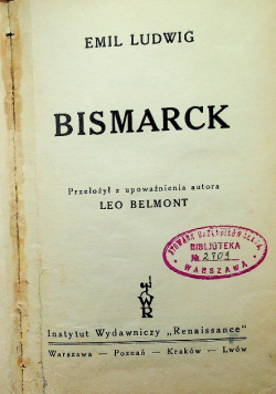 Bismarck 1927 r.