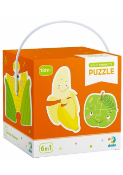 Puzzle 2-3-4 Owoce i warzywa