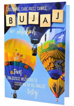 Karnet B6 Tego Ci Życzę TCZ-006 Bujaj w obłokach