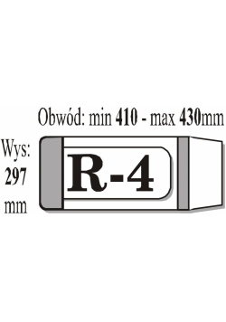 Okładka książkowa regulowana R4 (50szt) IKS